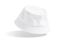 White Nylon Bucket Hat 3D Model