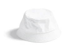 White Nylon Bucket Hat 3D Model