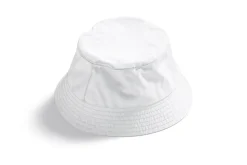 White Nylon Bucket Hat 3D Model
