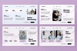 White Pink Sales Strategy Plan PPT