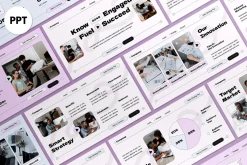 White Pink Sales Strategy Plan PPT