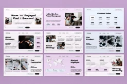 White Pink Sales Strategy Plan PPT