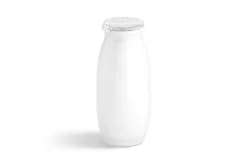 White Plastic Yogurt Bottle 3D Model