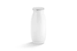 White Plastic Yogurt Bottle 3D Model