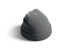 White Winter Knitted Beanie 3D Model