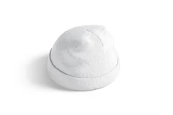White Winter Knitted Beanie 3D Model