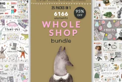 Whole Shop Bundle | 6166 elemennts
