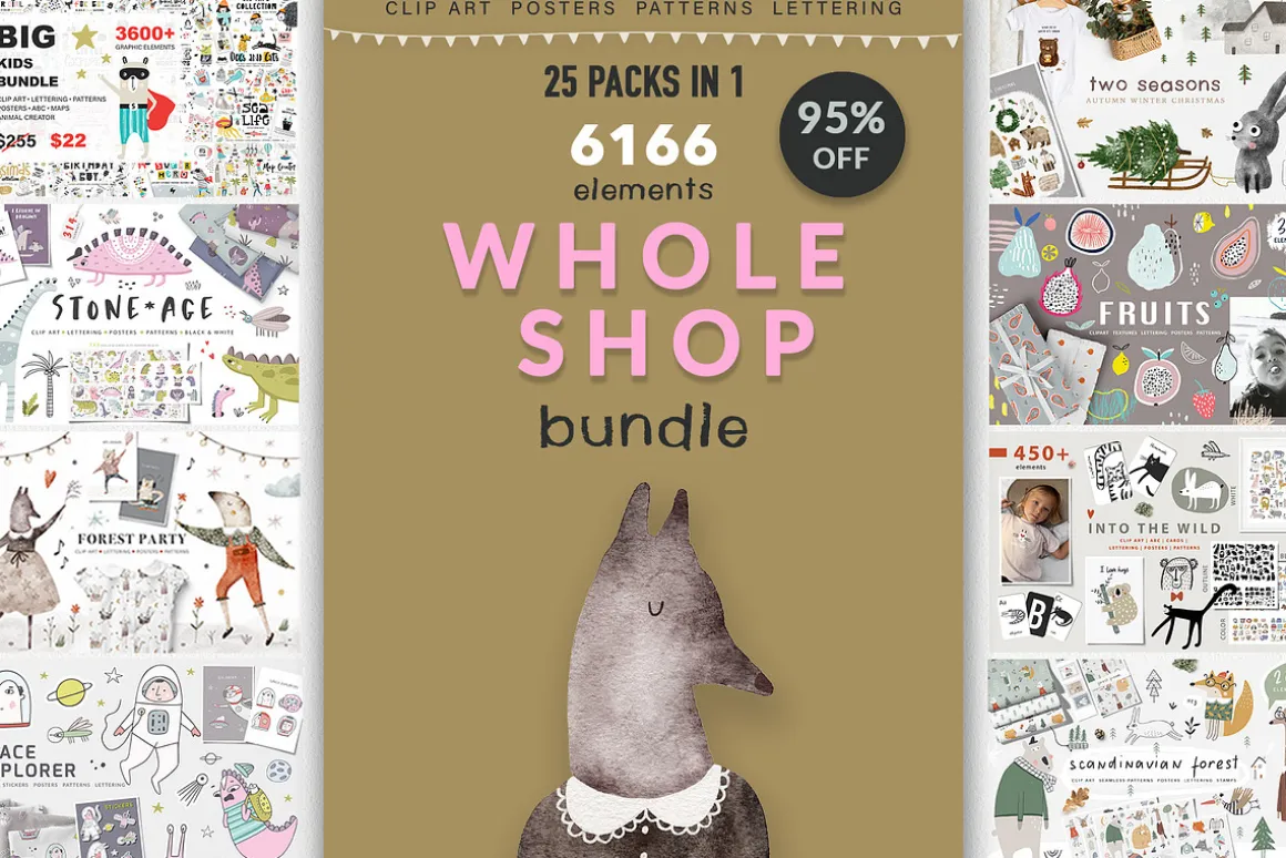 Whole Shop Bundle | 6166 elemennts