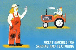 Whole Grain Brushes for Procreate
