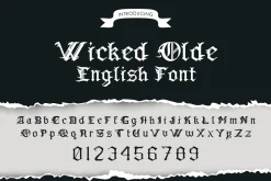 Wicked Olde English Font