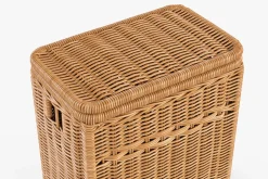 Wicker Laundry Hamper 08 Natural
