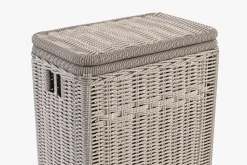 Wicker Laundry Hamper 08 Natural
