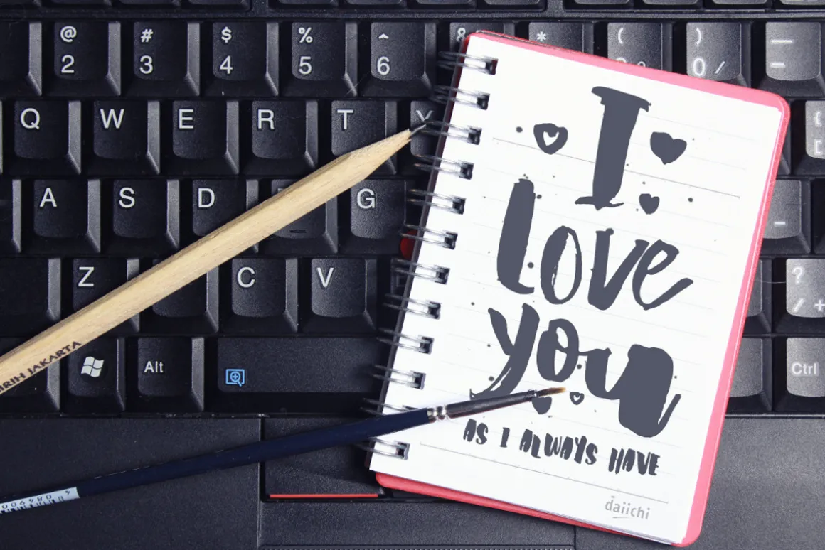 Wiggle Watercolor brush script