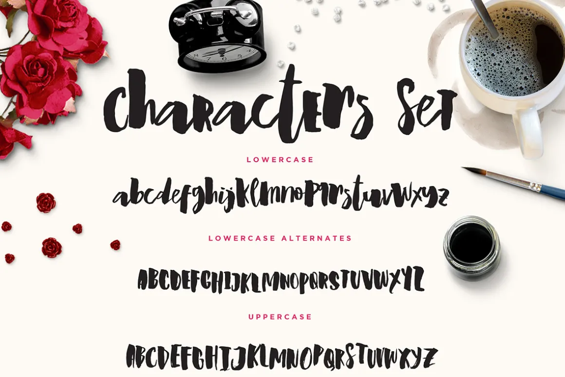 Wiggle Watercolor brush script