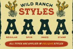 Wild Ranch - Font Pack & Extras!