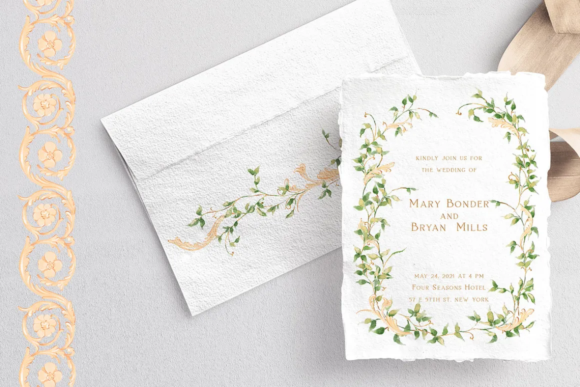 Wildflower Vintage clipart