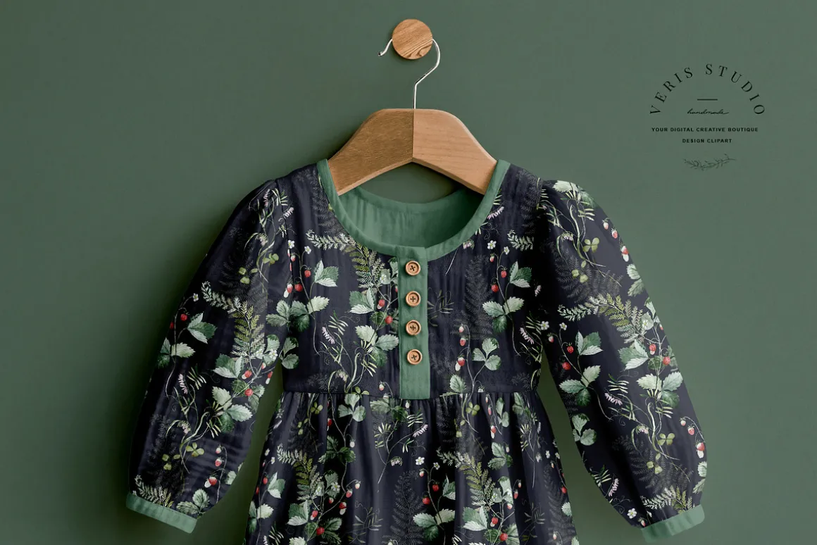 Wildflower Forest Floral Flower Set