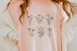 Wildflowers Line Art Botanicals No.3