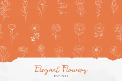 Wildflowers Line Art Botanicals No.3