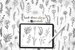 98 Wildflower Stamp Brushes 011