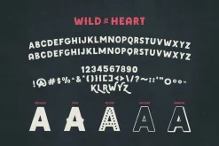 Wildheart | Font Family + Elements