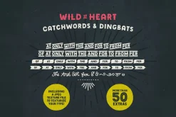 Wildheart | Font Family + Elements