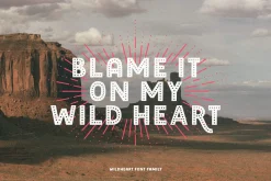 Wildheart | Font Family + Elements