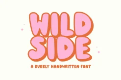 Wildside | Bubbly Handwritten Font