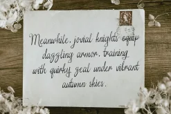 Wilfred Pearl Cursive Script