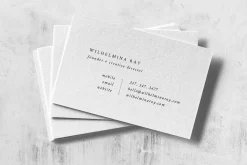 Wilhelmina Business Card Template
