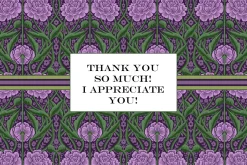 William Morris Floral Pattern Purple