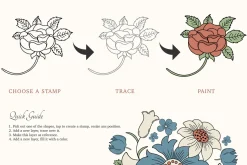 William Morris Procreate Stamps