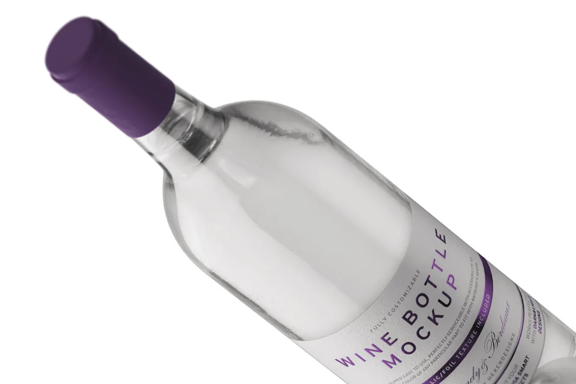 Wine Bottle Mockup