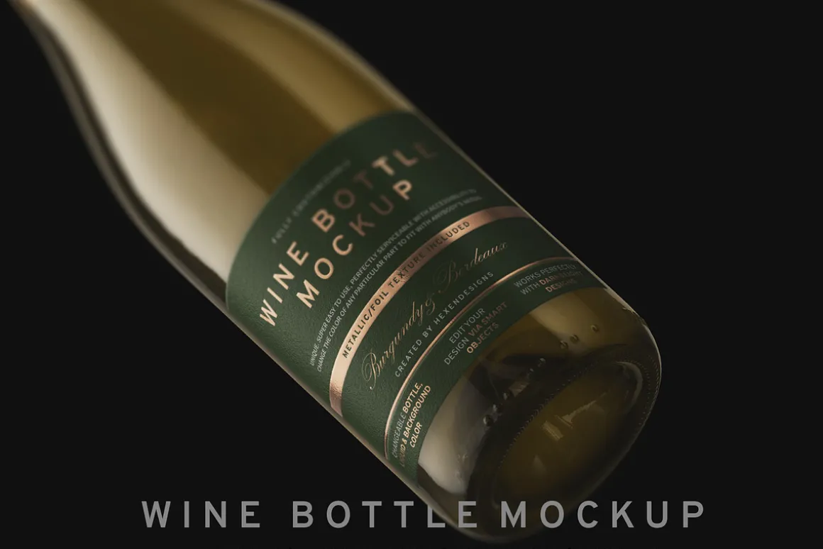 Wine Bottle Mockup