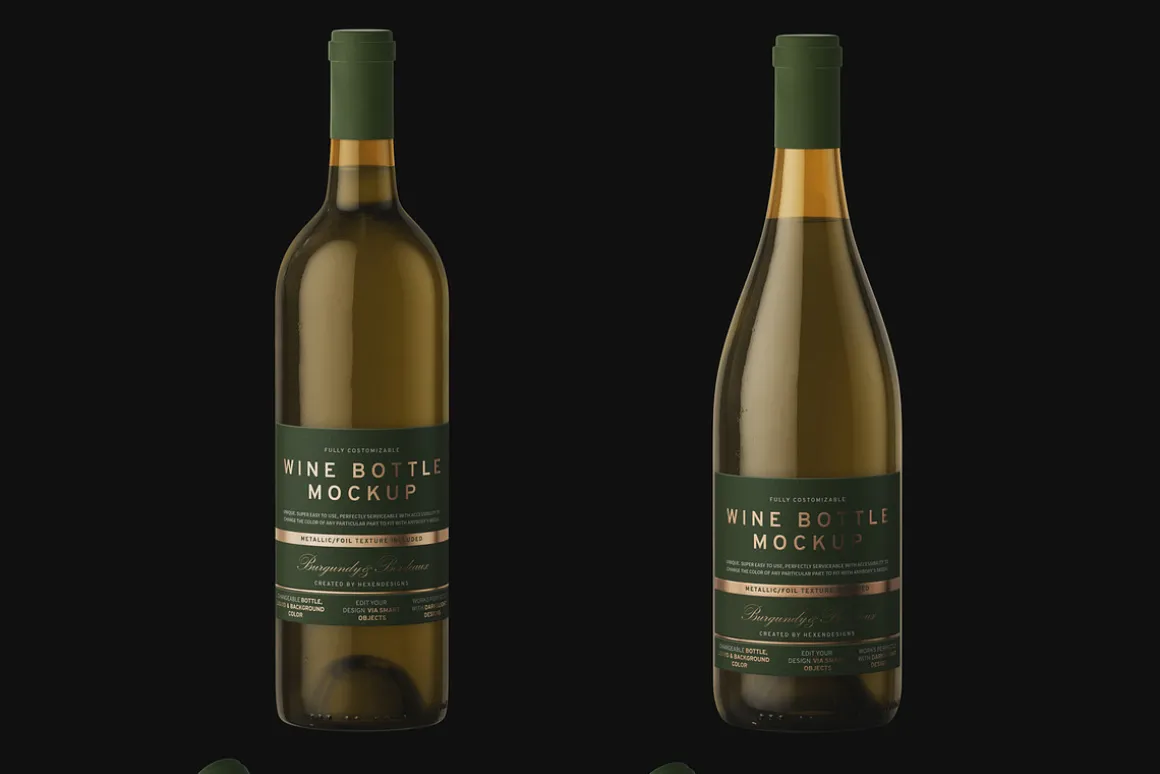 Wine Bottle Mockup