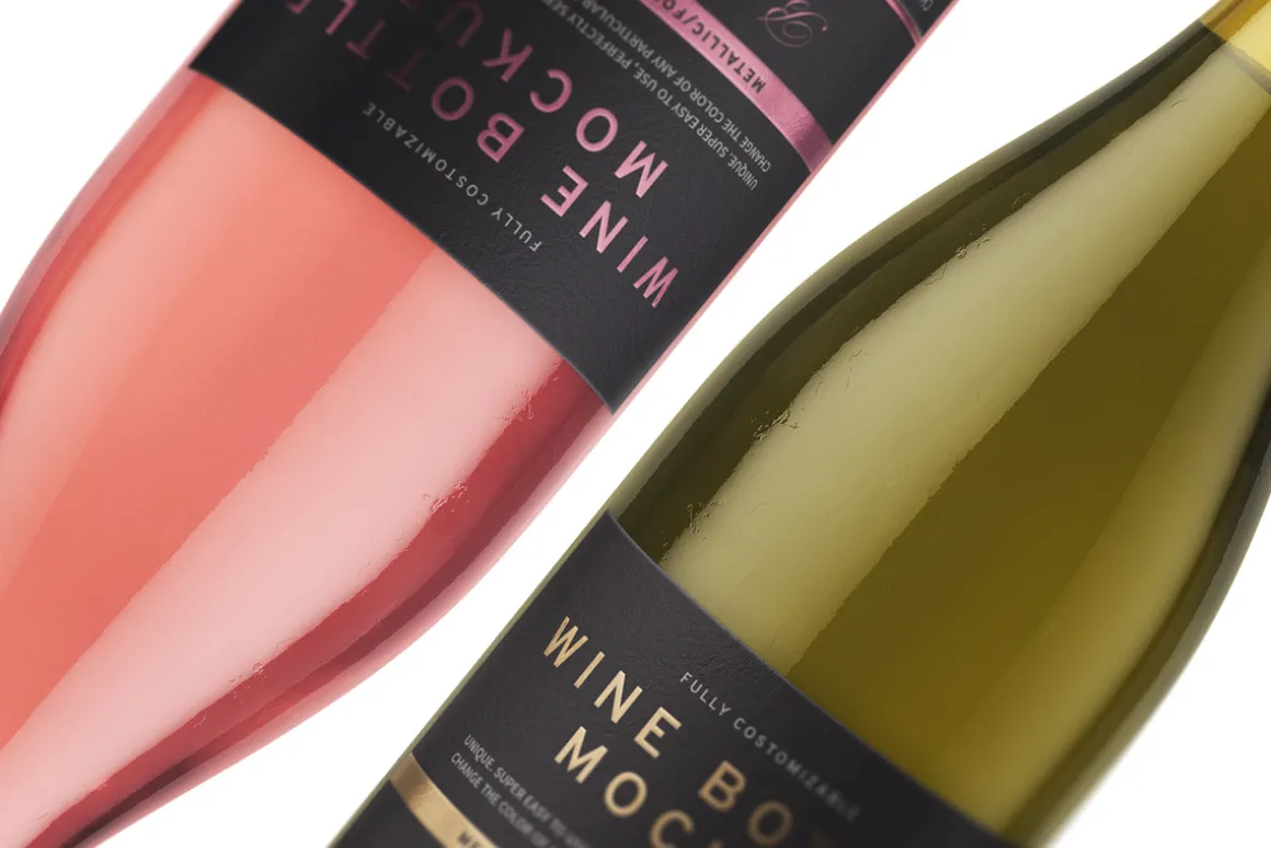 Wine Bottle Mockup