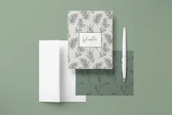 Winter line drawing collection