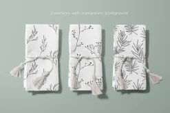 Winter line drawing collection