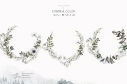 Winter Mood Watercolor Graphics