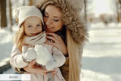 Winter Snowflakes Overlays Photoshop