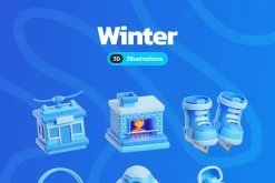 Winter 3D Icons