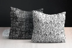 Winter Doodle Patterns set