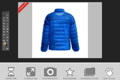Winter Down Jacket Mockup