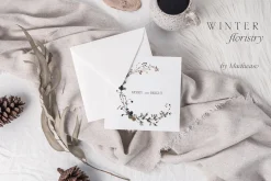 WINTER FLORISTRY - watercolor floral