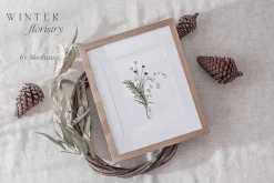 WINTER FLORISTRY - watercolor floral