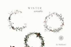 WINTER FLORISTRY - watercolor floral
