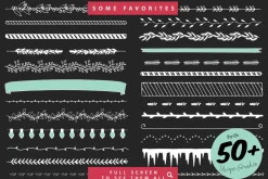 Winter Forest Illustrator Brushes