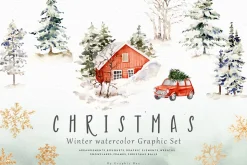 Winter Graphic Set-Christmas