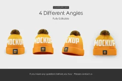 Winter Hat Mockup Set