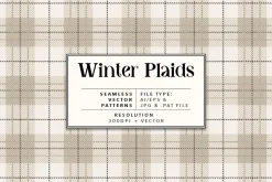 Winter Plaids | Vector Patterns